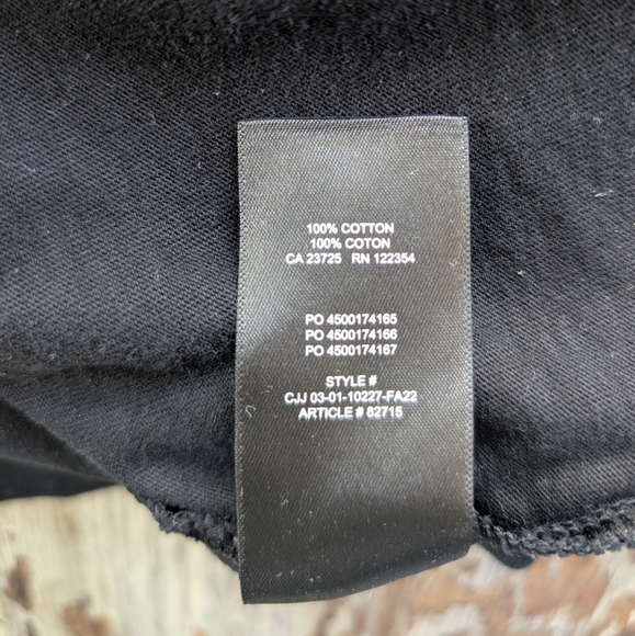 Aritzia TNA Alpha Longsleeve Women's Small Black - Picture 7 of 9